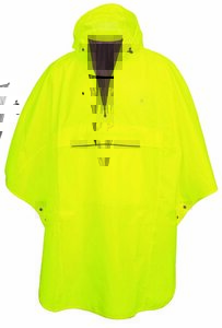 AGU Unisex Rain Poncho Grant neon yellow One Size